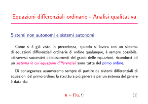 AQ. Analisi qualitativa del moto