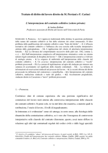 Trattato di diritto del lavoro diretto da M. Persiani e F. Carinci L