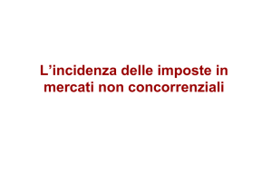 EP 11 L`incidenza delle imposte in mercati non concorrenziali