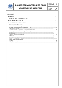 Valutazione dei rischi fisici