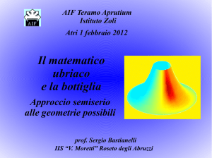 Il matematico ubriaco e la bottiglia