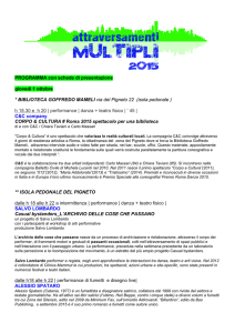 Programma + presentazioni spettacoli di Attraversamenti Multipli 2015