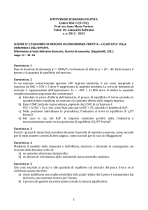 3 Variato/Beltrame 2013 ESERCIZI - Università degli studi di Bergamo