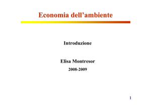 2008 Economia dell`ambiente introduzione