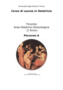 Tirocinio in area Ostetrico- Ginecologica I