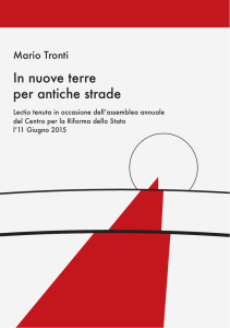 Mario Tronti: In nuove terre per antiche strade