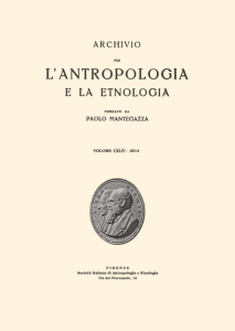 144 - Società Italiana di Antropologia e Etnologia