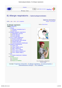 GalenicaApprendistato / 8) Allergie respiratorie