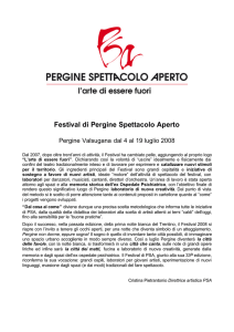 Festival di Pergine Spettacolo Aperto