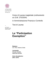 La “Participation Exemption”