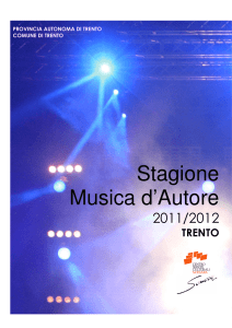 Stagione di Musica Autore 2011/2012