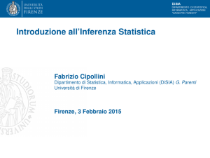 Introduzione all`Inferenza Statistica - UniFI