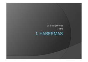J. Habermas - Dipartimento di Scienze sociali e politiche