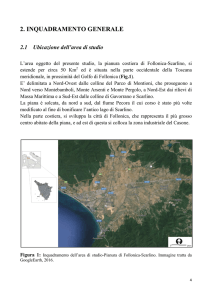 2. INQUADRAMENTO GENERALE 2.1 Ubicazione dell`area di studio