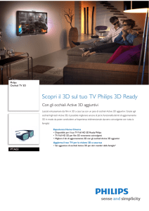 PTA03/00 Philips Occhiali TV 3D