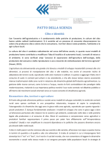 PATTO DELLA SCIENZA - Fondazione Giangiacomo Feltrinelli