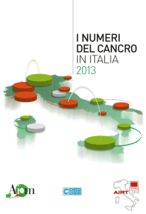 i numeri del cancro in italia 2013