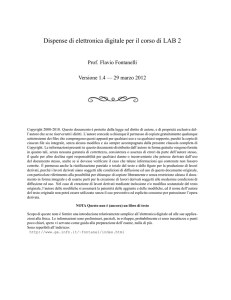 Dispense di elettronica digitale per il corso di LAB 2