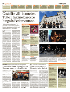Giornale di Vicenza 29 agosto 2013