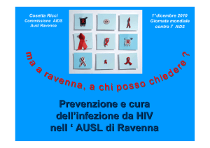 Prevenzione e cura dell`infezione da HIV nell ` AUSL di Ravenna