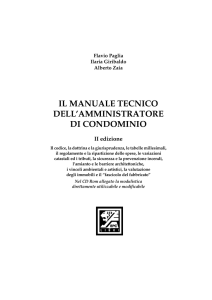 il manuale tecnico dell`amministratore di condominio