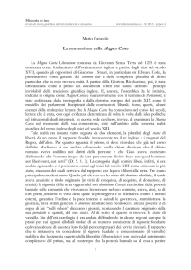 Mario Caravale La concessione della Magna Carta
