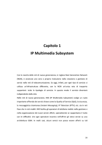 Capitolo 1 IP Multimedia Subsystem