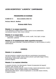 scienze 3 g - Liceo Scientifico "A.Romita"