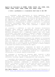 Appello per candidature CUN - Associazione Italiana di Psicologia