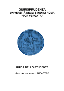 Guida dello studente a.a. 2004-2005