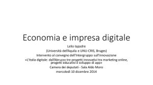 Economia e impresa digitale