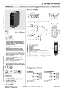 Accessori: Disegno quotato Collegamento elettrico HRT(I)L