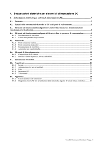 4. Sottostazioni elettriche per sistemi di alimentazione DC