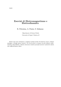 Esercizi di Elettromagnetismo e Elettrodinamica