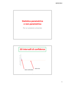 Statistica parametrica - Università degli Studi della Basilicata