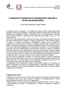 I migranti in Campania tra sfruttamento sessuale e lavoro