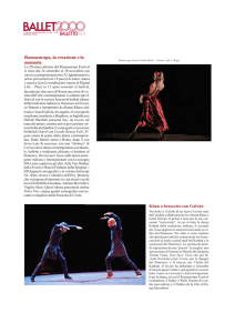 romaeuropa, la creazione e la memoria – balletto 2000 agosto