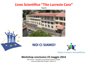 Diapositiva 1 - Tito Lucrezio Caro