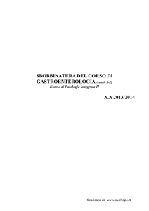Sbobinature del corso di Gastroenterologia a.a. 2013/2014