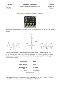 Amplificatore Operazionale LM741