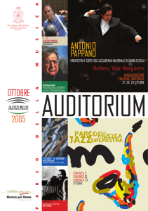 ANTONIO - Auditorium Parco della Musica