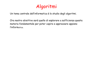 Algoritmi - Dipartimento di Informatica