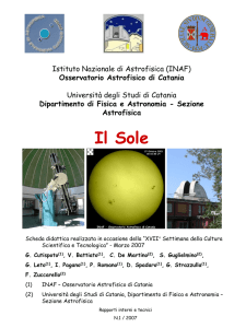 Il Sole - Osservatorio Astrofisico di Catania