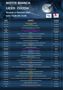 Programma - Liceo "Zucchi"