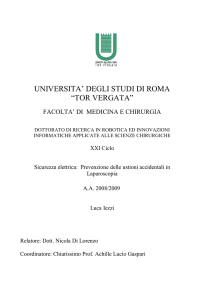 universita` degli studi di roma “tor vergata” - ART