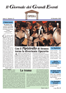 IL PIPISTRELLO - Il giornale dei Grandi Eventi