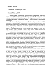 La mente, istruzioni per l`uso”, Rizzoli, Milano, 2001