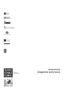 stagione 2011/2012 - Teatro Stabile Torino | Archivio Digitale