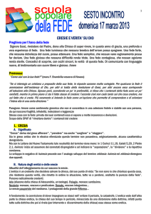 eresie e verita` su dio - Parrocchia S.Giorgio Limito