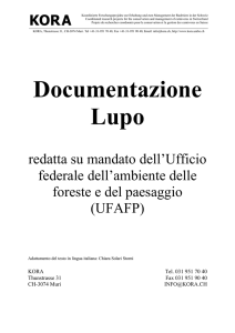 Documentazione Lupo - Der Bundesrat admin.ch